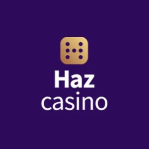 Logo of Haz Casino, renowned for attractive Bitcoin free spins.