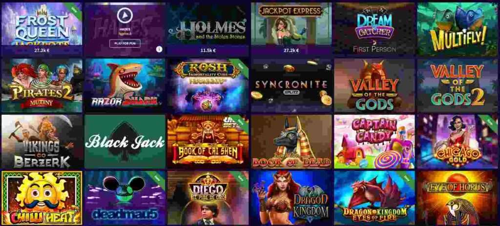 Immerse in an extensive list of Bitcoin video games, exclusively offered at Haz Bitcoin Casino.