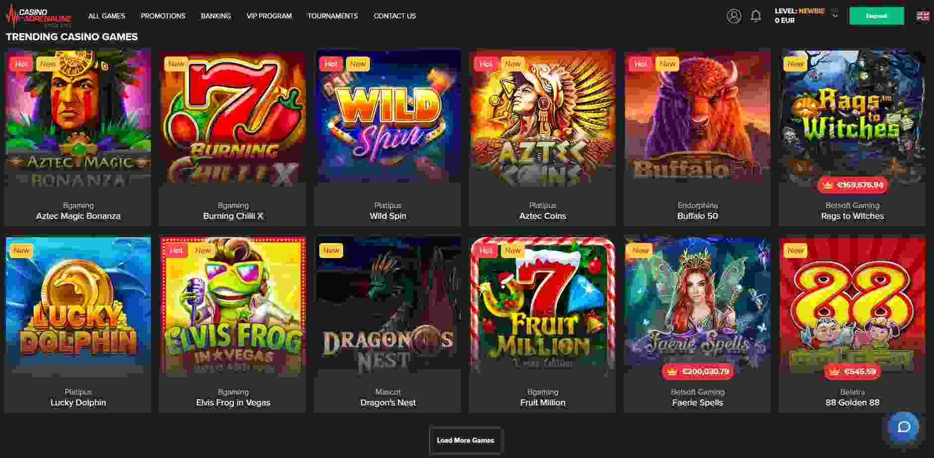 casino adrenaline site