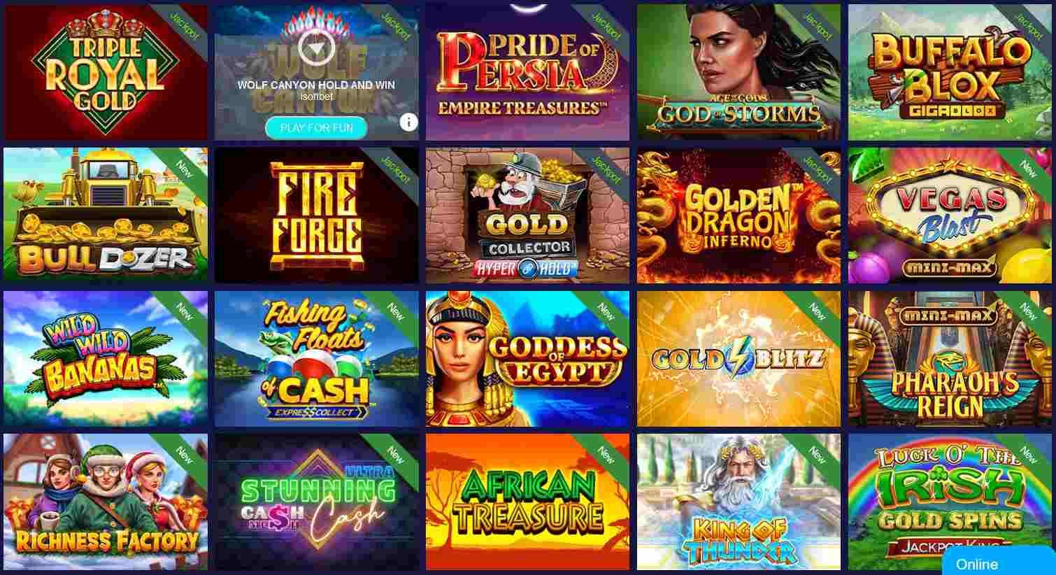 crypto jackpot slots lineup