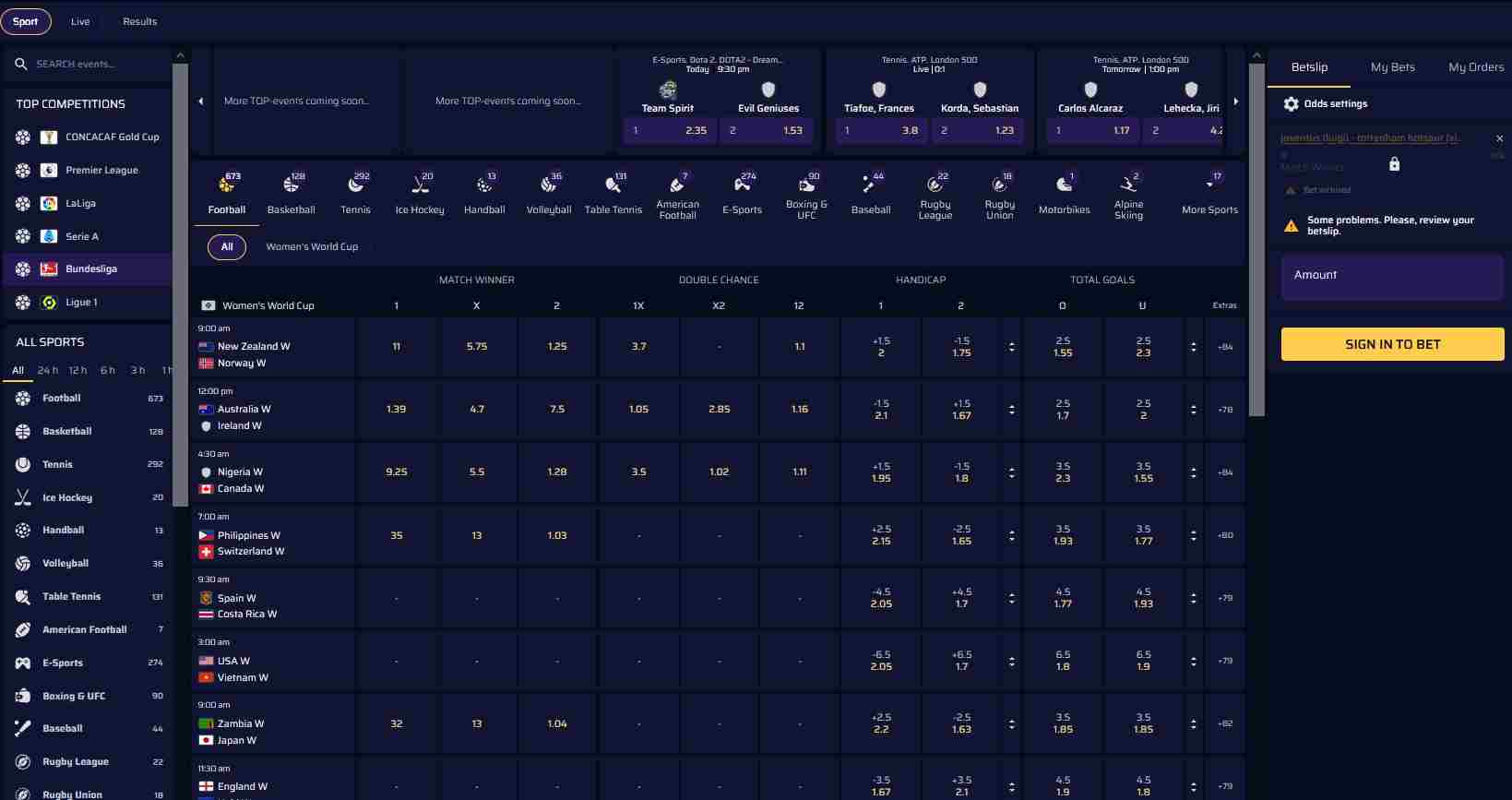 In-depth look at the comprehensive sportsbook offered by JustBit.io, a key feature in our extensive casino review.