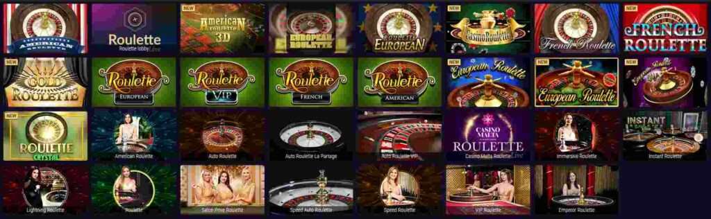 Array of immersive Roulette games at Jack Casino - Online Wheel Gaming Selection.