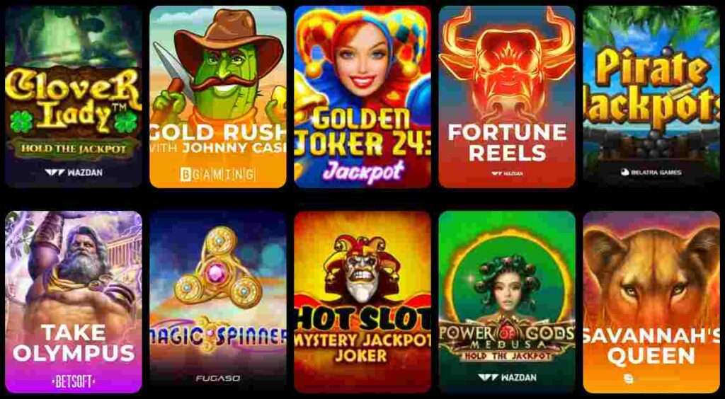 Engaging Bitcoin jackpot games selection